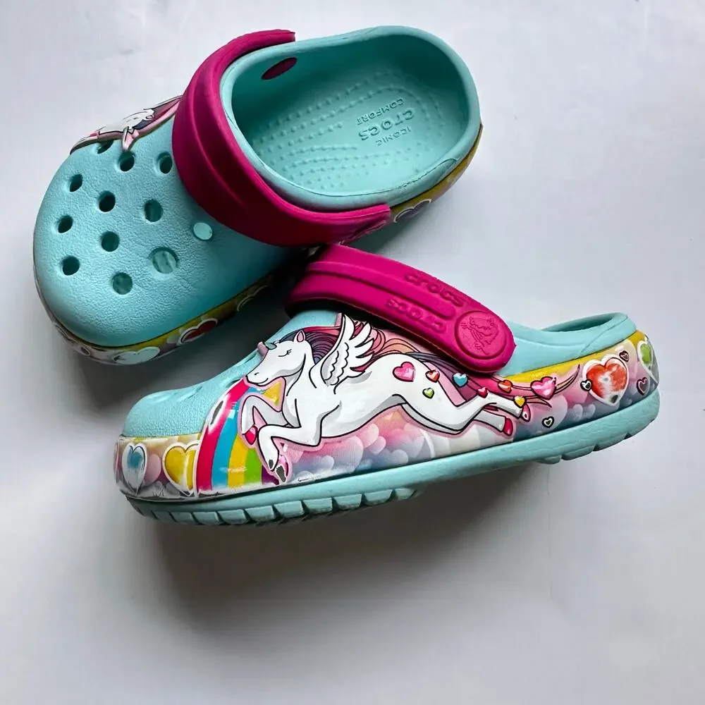 Croc Unicorn sandals